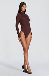 Pearson Bodysuit - Plum Brown
