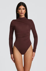 Pearson Bodysuit - Plum Brown