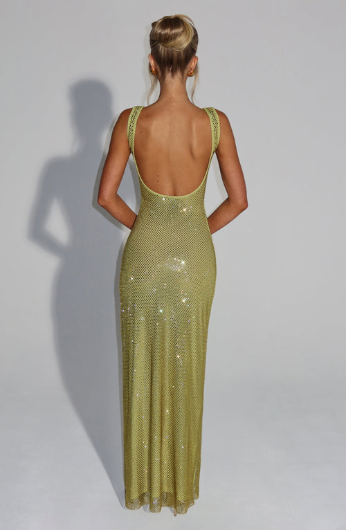 Abito Maxi Petra Verde Oliva