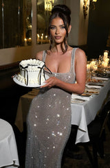 Abito Maxi Petra - Argento