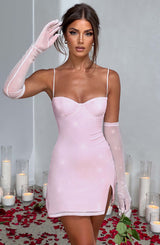 Mini Abito Rosa Sparkle