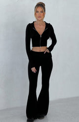 Pantaloni Portia Knit Nero