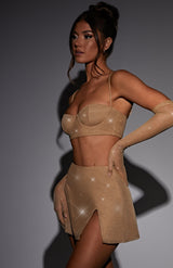 Posie Top Oro Scintillante Donna