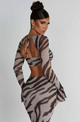 Top Zebra Print Donna