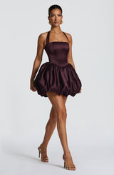 Prudence Mini Dress - Plum