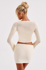 Sabrina Top Bianco Donna