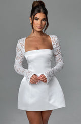 Abito Mini Sadie in Avorio
