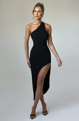 Abito Midi Nero Elegante