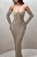 Abito Maxi Samariah Beige