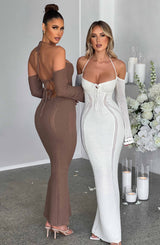 Abito Maxi Samariah Cioccolato