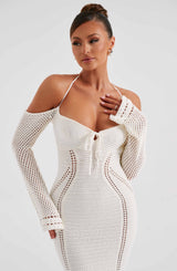 Abito Maxi Samariah Bianco