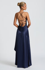 Abito Da Sera Lungo Navy