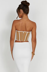 Corsetto Santanna - Avorio/Nudo