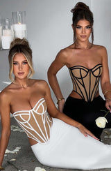 Corsetto Santanna - Avorio/Nudo