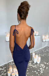 Abito Maxi Sanya Blu