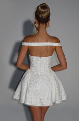 Sapphire Mini Dress - Ivory