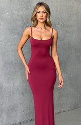 Abito Maxi Saskia Cherry