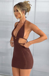 Abito Mini Cioccolato Selena