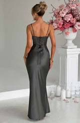 Abito Maxi Shae Charcoal