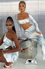 Top Stormi Grigio Nebbia Donna