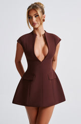 Abito Mini Suri Marrone