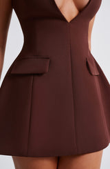 Abito Mini Suri Marrone