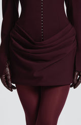 Susie Mini Dress - Plum