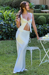 Gonna Maxi Sydney in Avorio