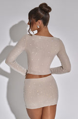 Tani Top - Abito da Donna in Mesh Rosa