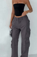 Pantaloni Cargo Tinashe in Charcoal per Stile Unico
