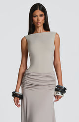 Tori Bodysuit - Light Grey