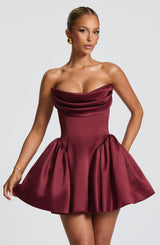Vestito Mini Trinity - Cherry Lacquer