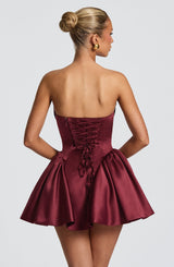 Vestito Mini Trinity - Cherry Lacquer