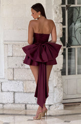 Vestito Mini Trinity - Cherry Lacquer