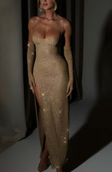 Abito Maxi Trixie - Scintillio Oro