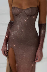 Abito Maxi Sparkle Ombre