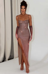 Abito Maxi Sparkle Ombre