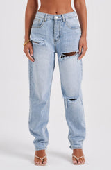 Pantaloni Blu Lavabile