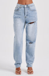 Pantaloni Blu Lavabile