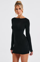 Abito Mini Una Nero