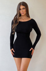 Abito Mini Una Nero