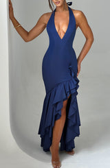 Abito Maxi Veronique Blu