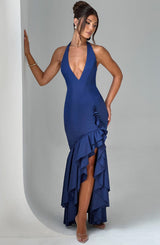 Abito Maxi Veronique Blu