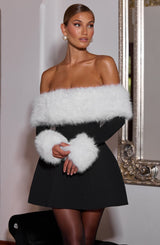 Vestito Villanelle Mini Nero/Bianco