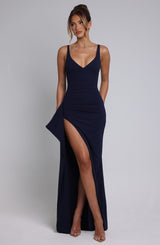 Abito Maxi Violetta - Blu Navajo