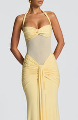 Vixen Maxi Dress - Lemon