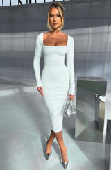 Abito Maxi Bianco Donna