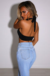 Top Xavia Nero Donna