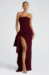 Abito Maxi Cherry Lacquer