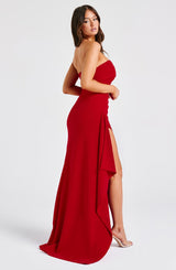 Abito Maxi Rosso Donna